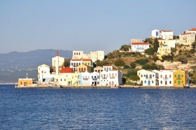 Vue de l'île grecque de Kastellorizo.