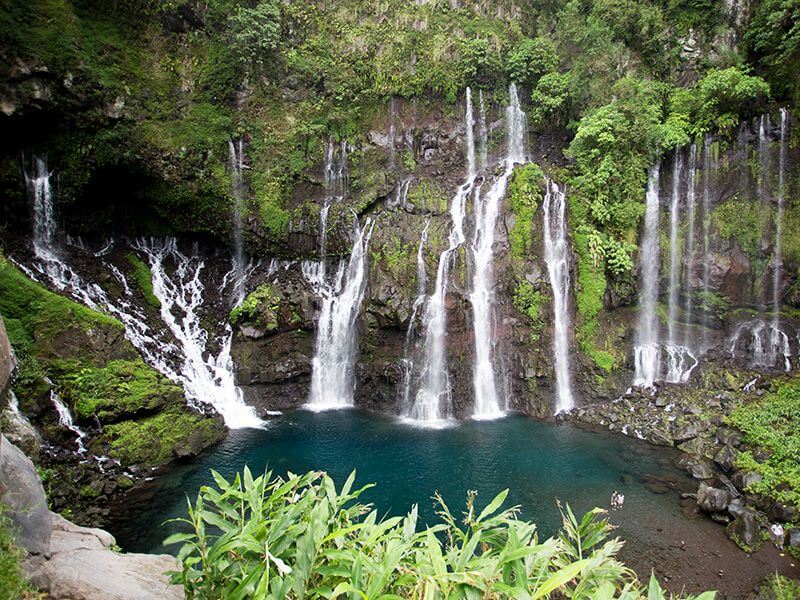 Cascade à La Réunion.